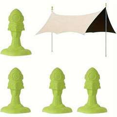 4pcs Camping Canopy Pole Anti-lightning Cap Outdoor Tent Protection