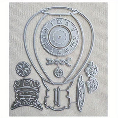 Steampunk Balloon Cutting Card Die Scrapbooking DIY