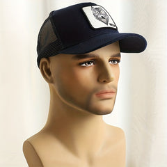 Unisex Sunshade Breathable Casual Baseball Cap With Animal Pattern