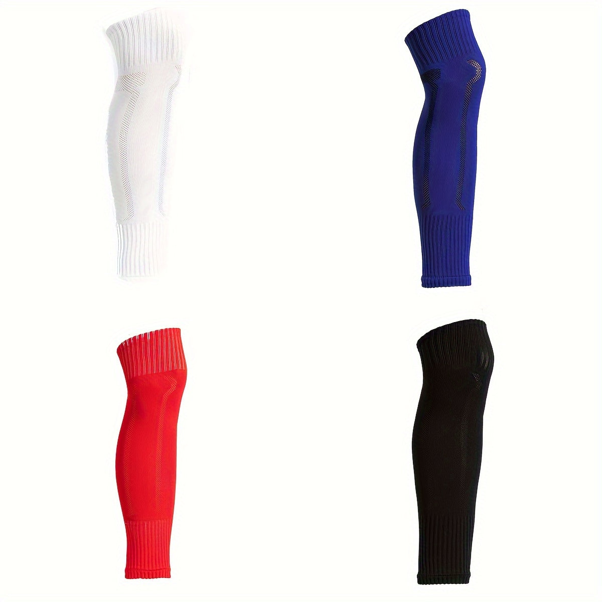Sweat Wicking Football Leg Socks Breathable Knee Pads Protector