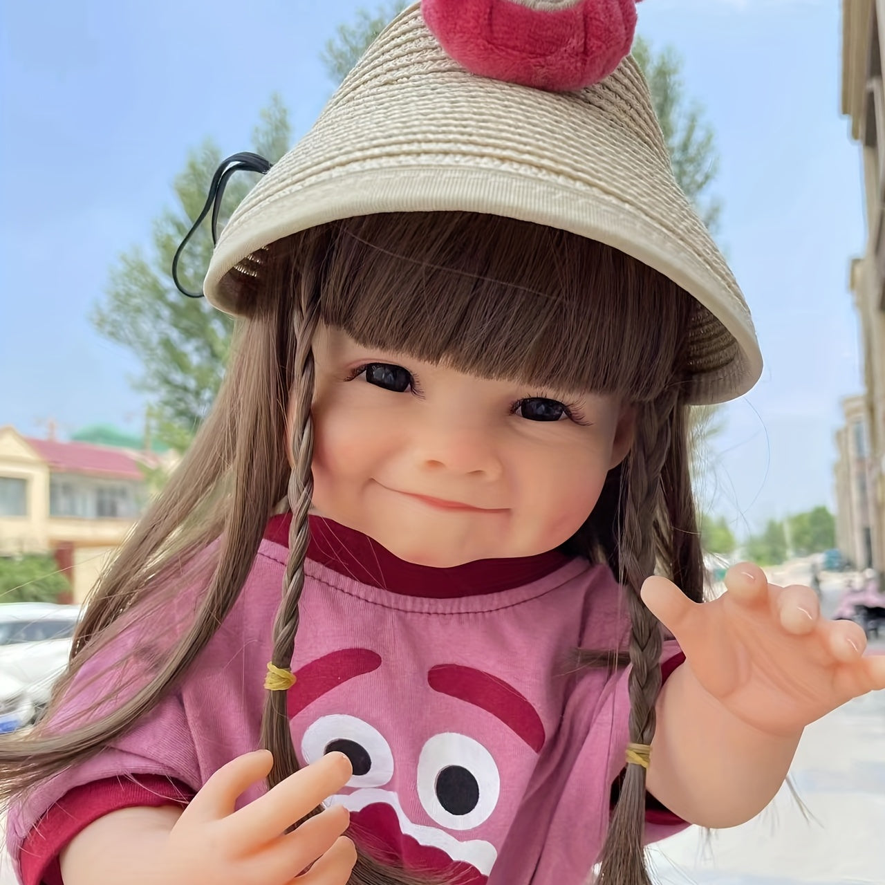 Realistic Baby Doll Soft Touch Vinyl Smiling Girl - Perfect Birthday Gift