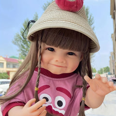 Realistic Baby Doll Soft Touch Vinyl Smiling Girl - Perfect Birthday Gift