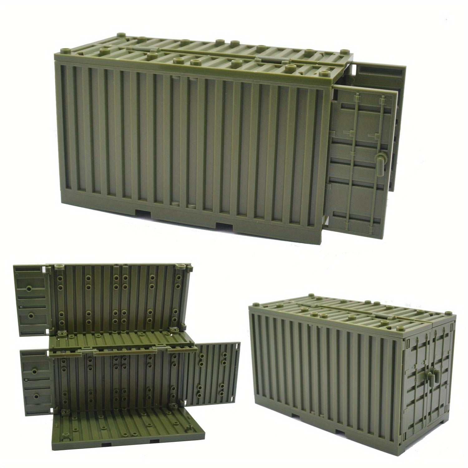 3 in 1 Military Container Building Blocks Educational Toys