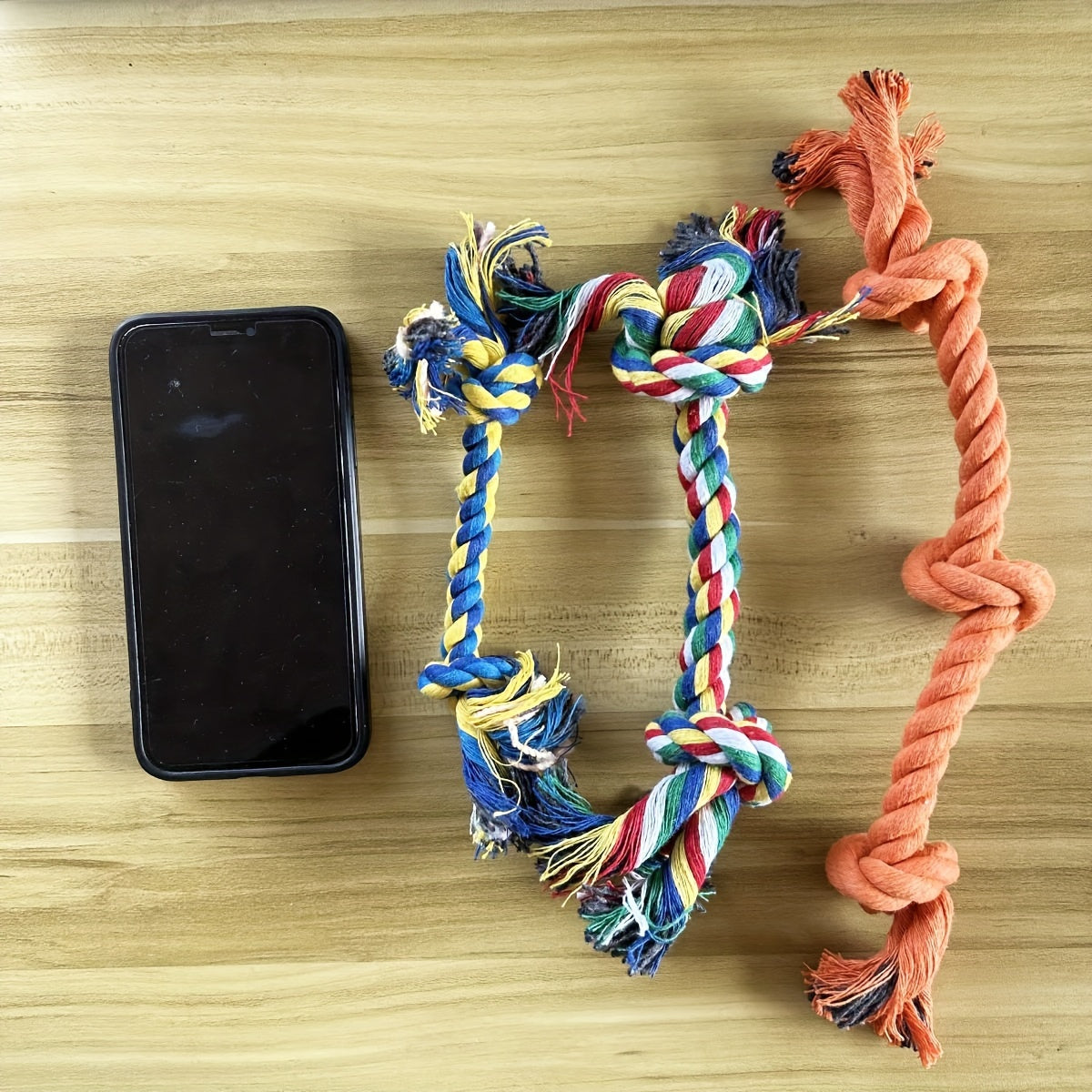 1pc Dog Toy Molar Bite Rope Knot Chew Toy