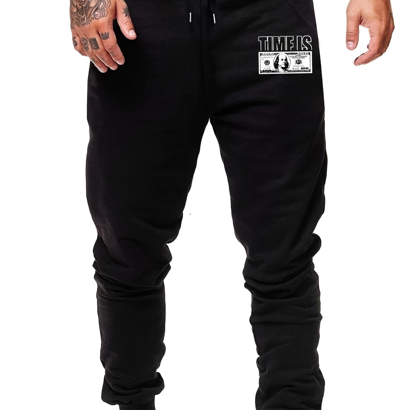 Men's Casual TIME IS MONEY Sweatpants