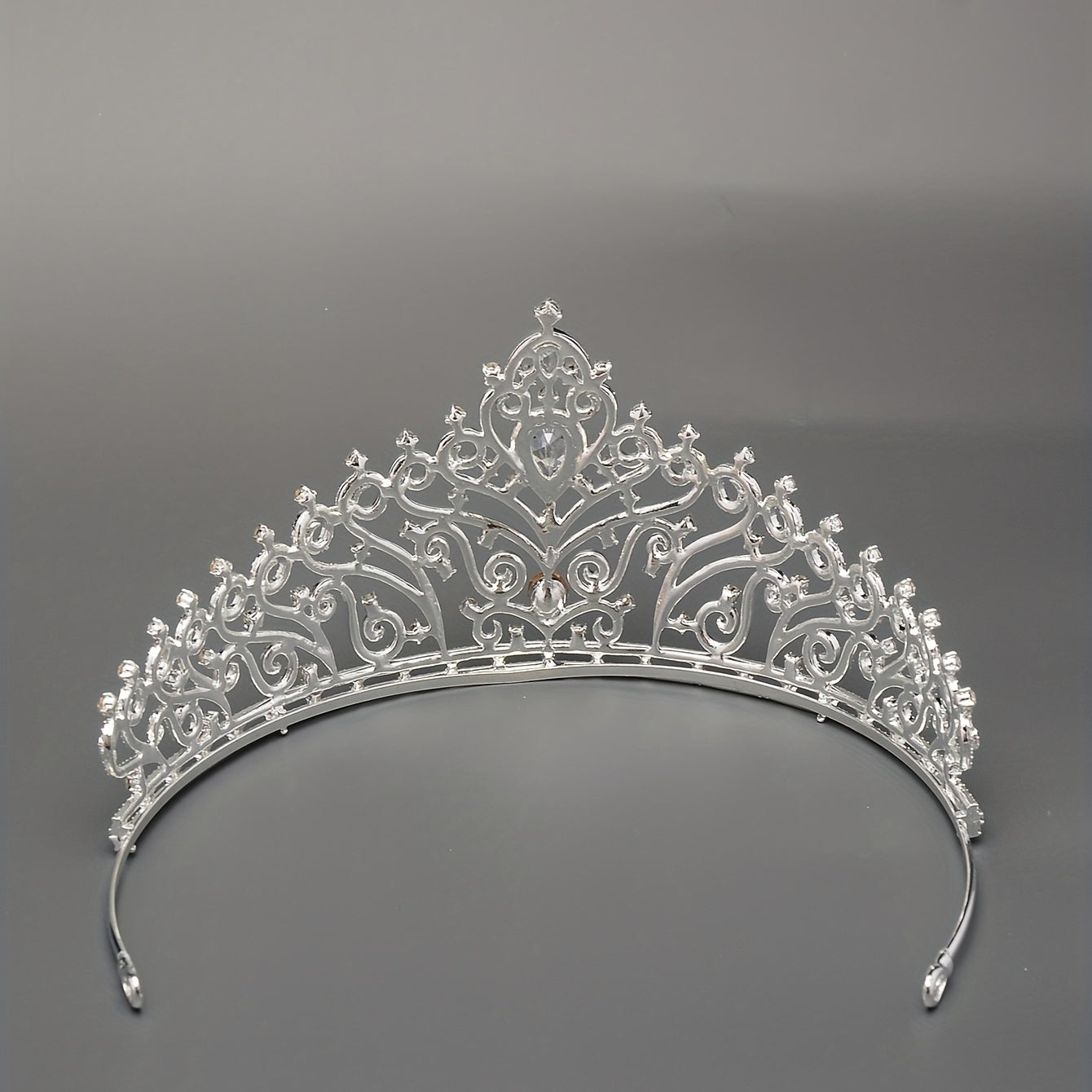 Zircon Bridal Crown Crystal Headband Wedding Headdress
