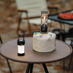 Protective Faux Leather Gas Tank Cover for Outdoor Camping