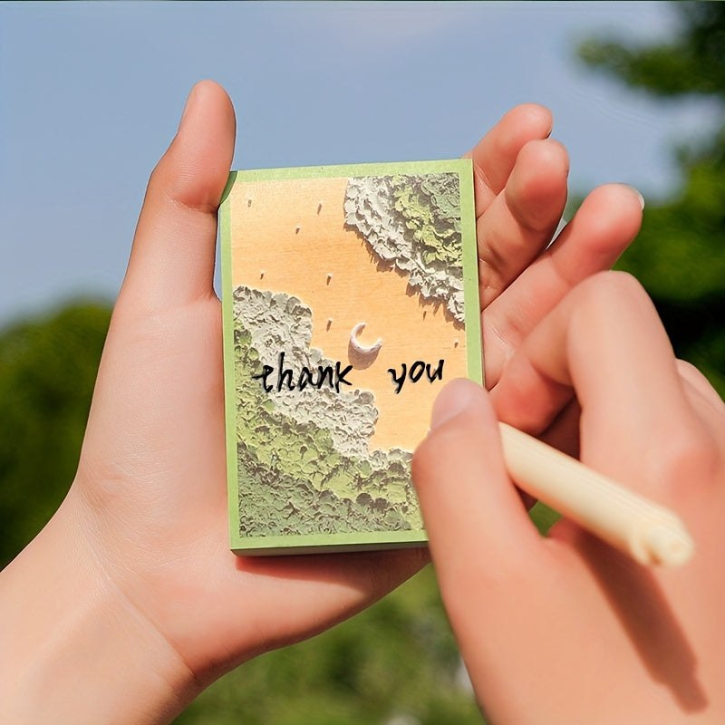80pcs Painting Theme Sticky Notes To Do List Notepad