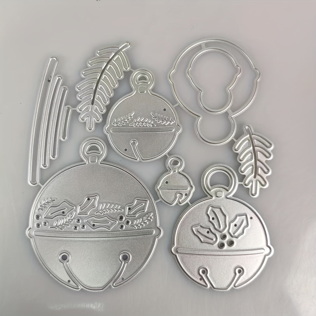 Christmas Bell Metal Cutting Dies And Stamps Set For Scrapbooking DIY