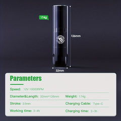 Rotary Tattoo Pen Machine Alloy Liner Shader Motor Tattoo Machine