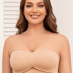 Seamless Underwire Minimizer Bandeau Bra