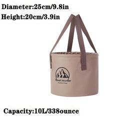 Foldable Portable Bucket Large Capacity Suitable For Camping Picnic Washing