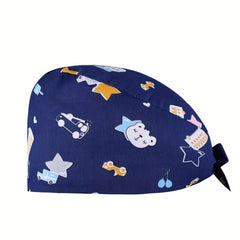 Casual Work Cap Surgical Caps Floral Cartoon Animal Scrub Caps Women Nurse Hat