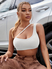 Ribbed Cami Crop Top Sports Top Women's Lingerie