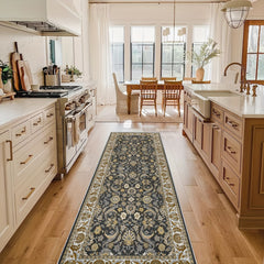 Washable Runner Rug Hallway Kitchen Rugs Non Skid Waterproof Carpet Runner