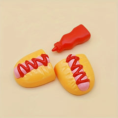 Kitchen Western Set Pretend Play Burger Hot Dog French Fries Breakfast Set