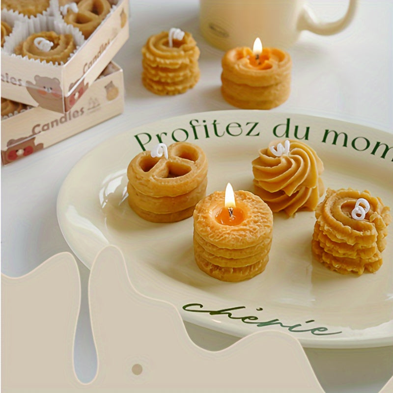 4 Pack Cookie Scented Candle Home Decor