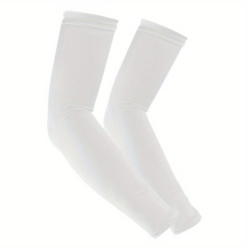 Cooling Arm Sleeves Ice Silk Sun UV Protection Arm Sleeves For Cycling Fishing