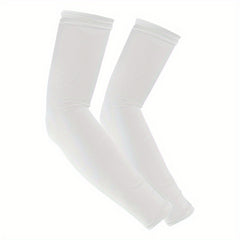 Cooling Arm Sleeves Ice Silk Sun UV Protection Arm Sleeves For Cycling Fishing