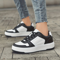 Women's Low Cut Board Shoes Casual Sports Shoes Fashionable Skateboard Shoes