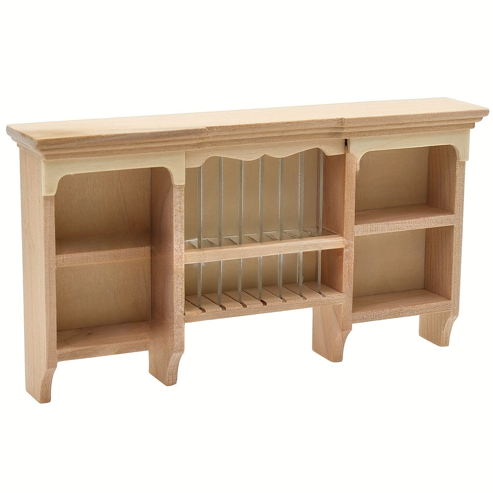 Dollhouse Wall Cabinet Hanging Cabinet Storage Toy House Furniture