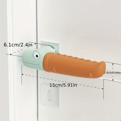 1pc Cartoon Doorknob Protective Cover Anti-collision Mute Cushion
