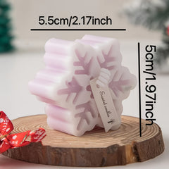 Christmas Snowflake Aromatherapy Candle Winter Decoration