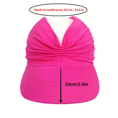 Girls Breathable Sun Protection Hat for Outdoor Traveling Beach Summer Kids