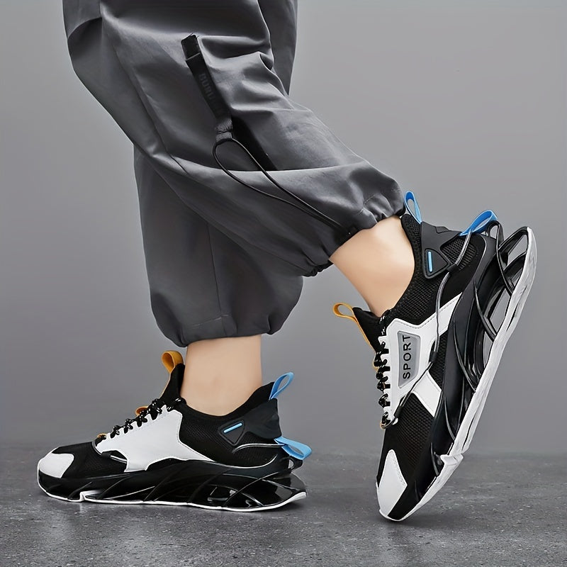 Men's Chunky Lace-up Sneakers Athletic Shoes
