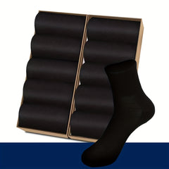 10 Pairs Summer Thin Polyester Medium Tube Socks