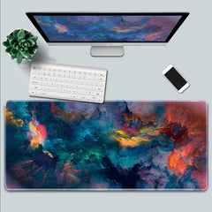 Artistic Painting Keyboard and Mouse Pad Set