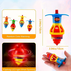 Light up Spinning Top Luminous Spinner Toy for Fun Birthday Party Favors
