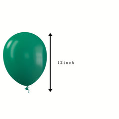 Dark Green Party Latex Balloons Garland Arch Kit Baby Shower Graduation