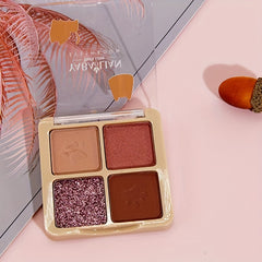 Cat Paw Eyeshadow Palette Pearly Matte Blendable Cosmetics