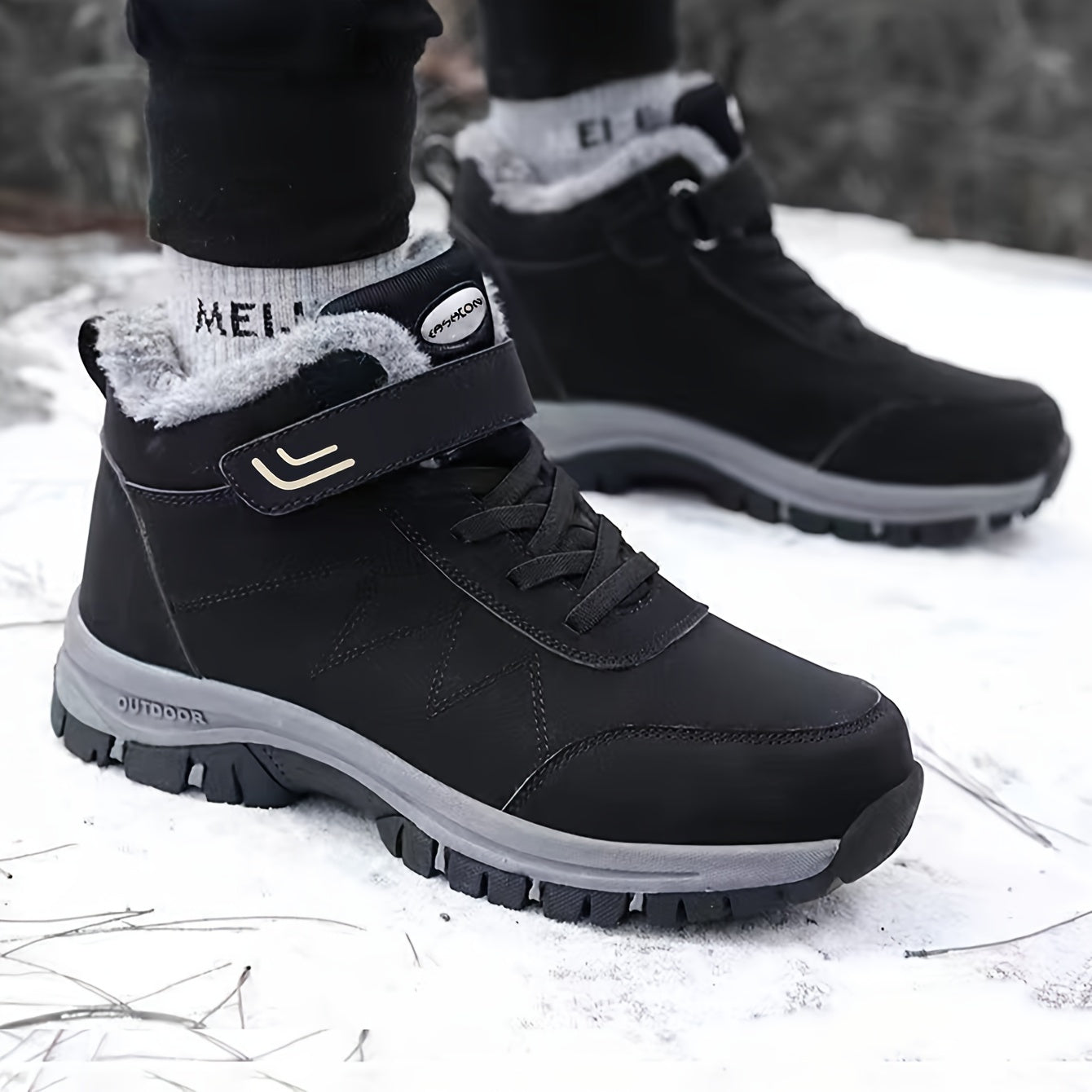 Women's Warm Snow Boots Outdoor Hiking Shoes