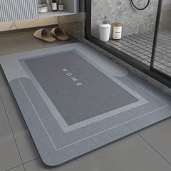Absorbent Floor Mat Non Slip Fast Drying Soft Carpet Shower Tub