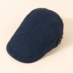 Cotton Solid Berets Cap Unisex Men Women's Cap Christmas Gift