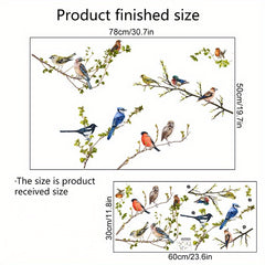 Branches & Birds Window Sticker - Reusable & Removable