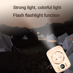 Cartoon Hand Warmer Mobile Phone Power Supply With LED Dazzling Lights