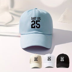 BABY GIRL 25 Baseball Cap Solid Casual Sports Hat Adjustable Cotton Sunscreen
