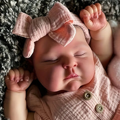 iCradle Anime Themed 19 Inch Reborn Lifelike Doll with Hand Painted Hair