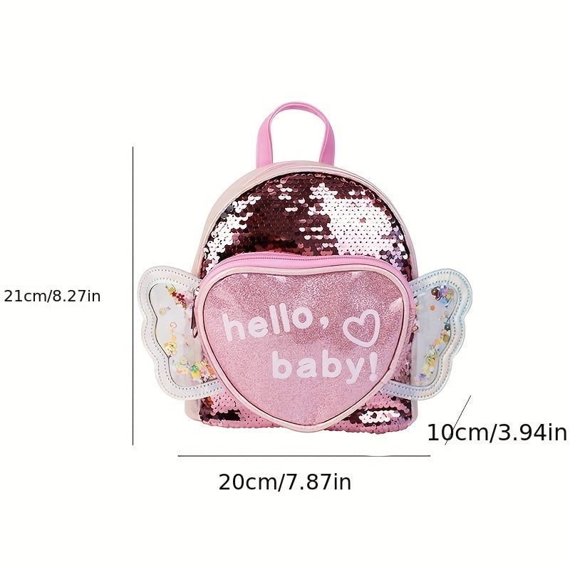 Sequin Wings Backpack for Little Boys and Girls