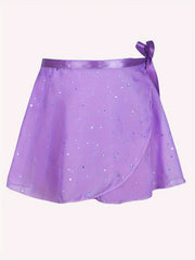 Comfy Sequin Ballet Skirt for Dance Performance