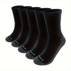 12 Pairs Moisture Wicking Crew Socks Sport Soft for Men Women