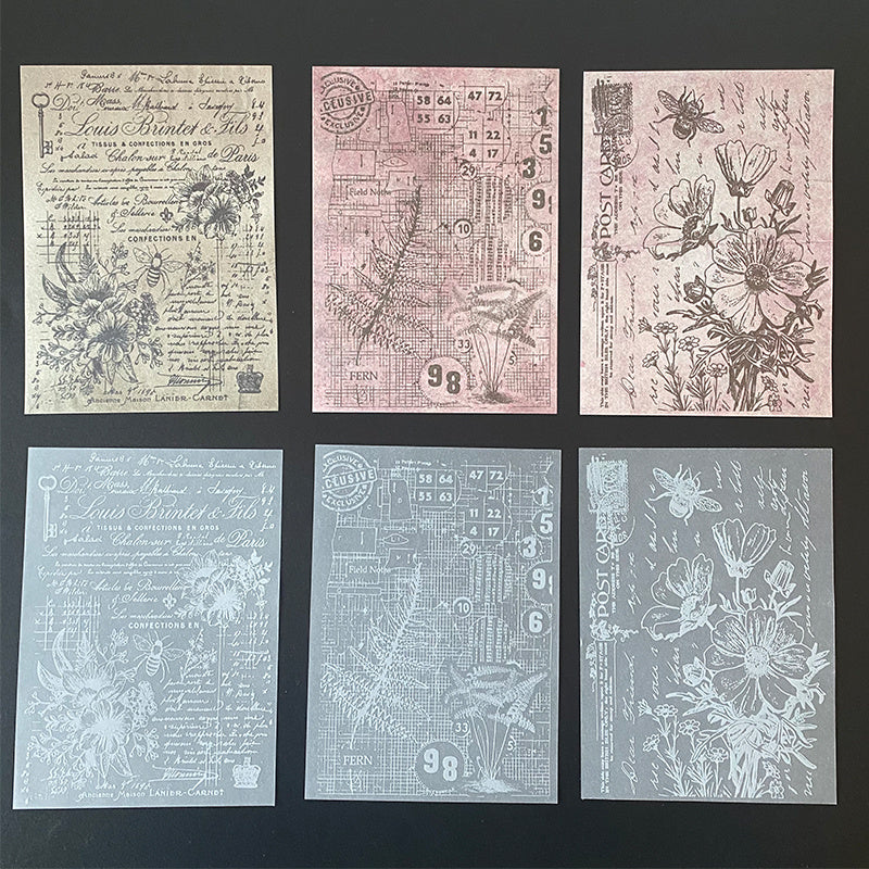 30pcs Retro Vintage Paper Fragments Scrapbooking DIY Material