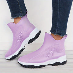Women's Waterproof Rain Boots - Anti Slip Outdoor Short Boots