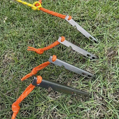 5pcs Titanium Tent Pegs Canopy Tarp Beach Pegs