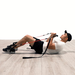 Portable Pilates Stretching Bar Kit with Adjustable Resistance Band