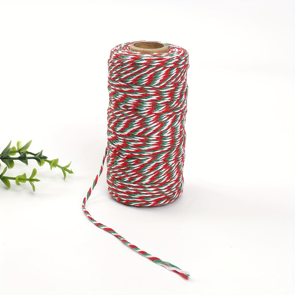 1pc Christmas Cotton Twine String Rope Cord For Gift Wrapping