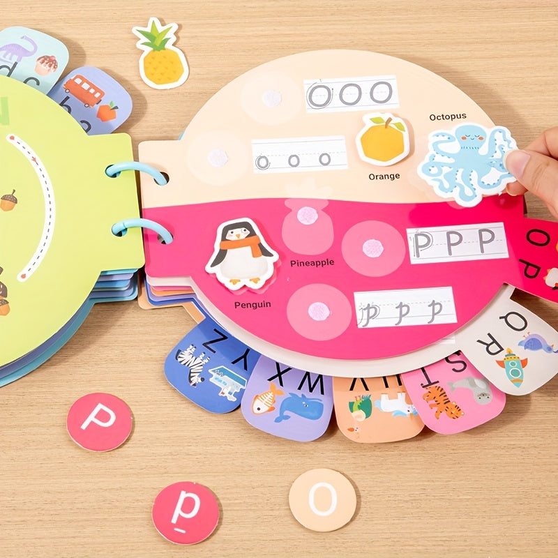 Educational Quiet Book for Kids - Alphabet Learning Toy